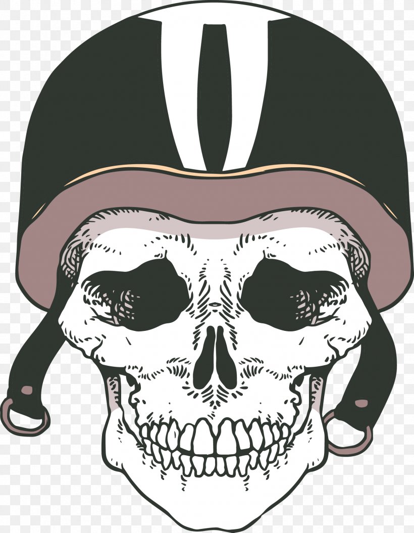 Skull Euclidean Vector Skeleton Helmet, PNG, 1746x2247px, Skull, Black And White, Bone, Cartoon, Head Download Free