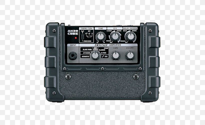 Guitar Amplifier Roland Micro Cube Electric Guitar Roland CUBE, PNG, 500x500px, Guitar Amplifier, Amplifier, Amplifier Modeling, Audio, Audio Equipment Download Free