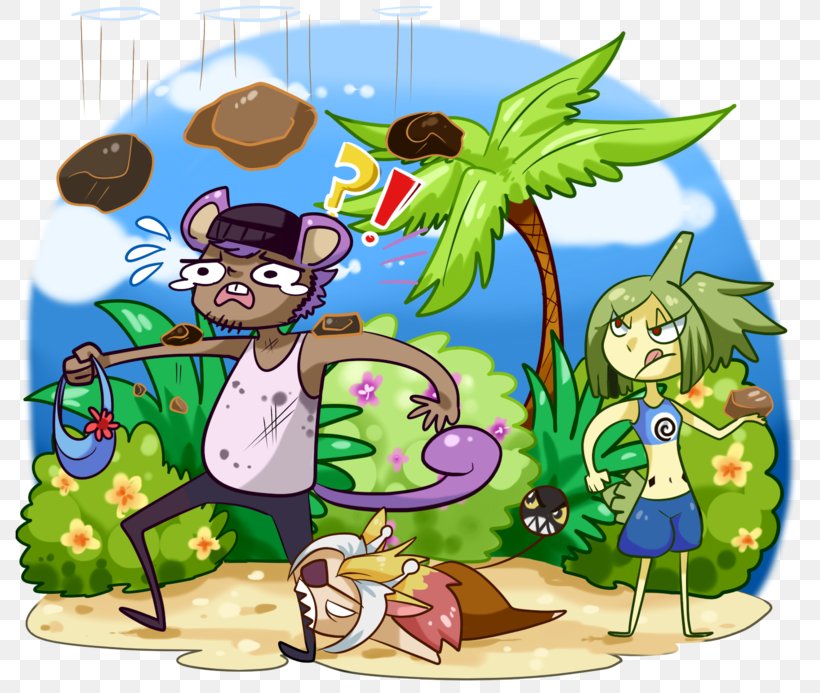 Illustration Tree Clip Art Google Play Legendary Creature, PNG, 800x693px, Tree, Animated Cartoon, Art, Cartoon, Fictional Character Download Free