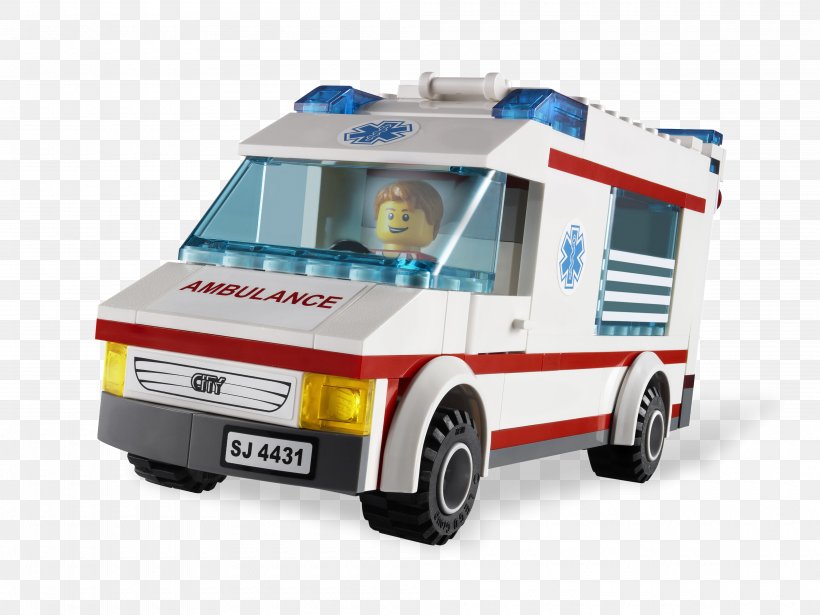 lego ambulance car