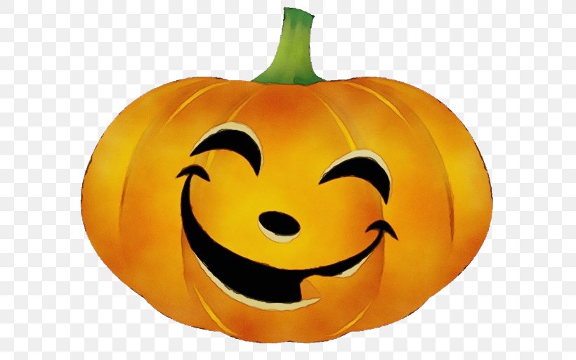 Pumpkin, PNG, 600x512px, Watercolor, Calabaza, Facial Expression, Fruit, Jackolantern Download Free