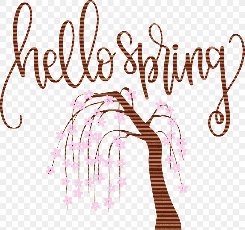 Social Media, PNG, 3000x2824px, Hello Spring, Calligraphy, Data, Meter, Paint Download Free
