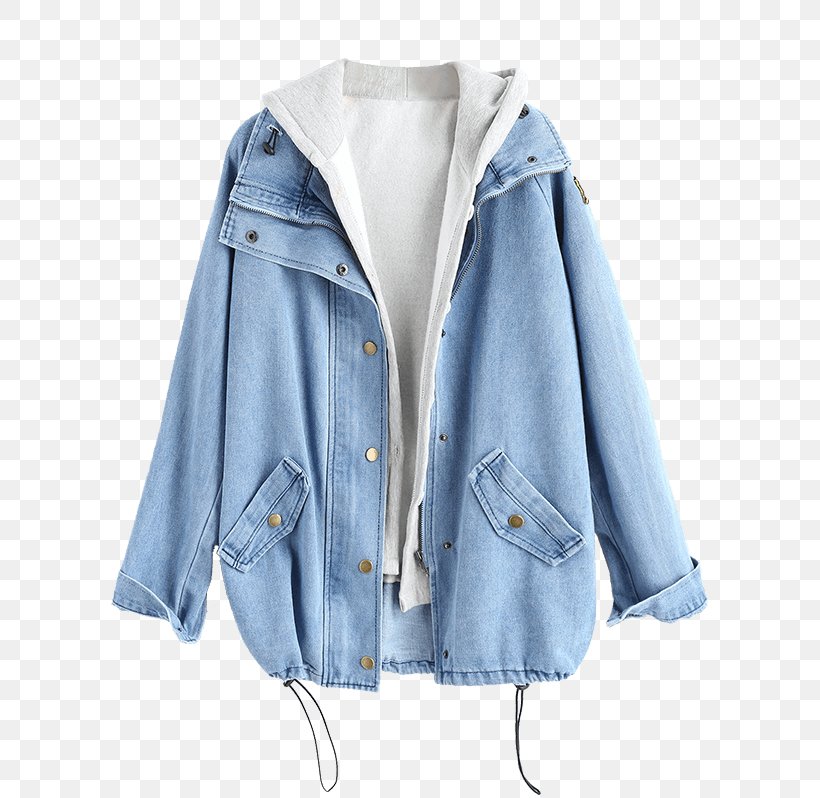 Hoodie Jacket Denim Gilets Jeans, PNG, 600x798px, Hoodie, Button, Clothing, Coat, Denim Download Free