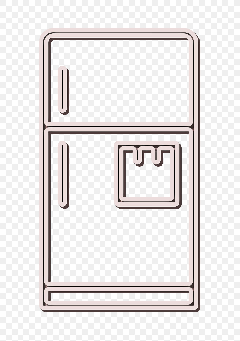 Refrigerator Icon Household Appliances Icon Kitchen Icon, PNG, 662x1162px, Refrigerator Icon, Geometry, Household Appliances Icon, Kitchen Icon, Line Download Free
