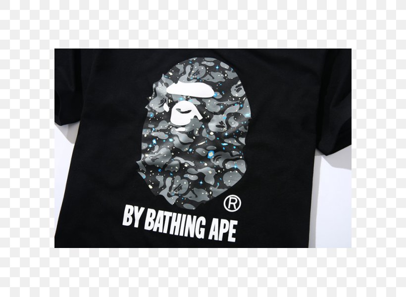 T-shirt A Bathing Ape Clothing Sleeve, PNG, 600x600px, Tshirt, Bathing Ape, Brand, Button, Clothing Download Free