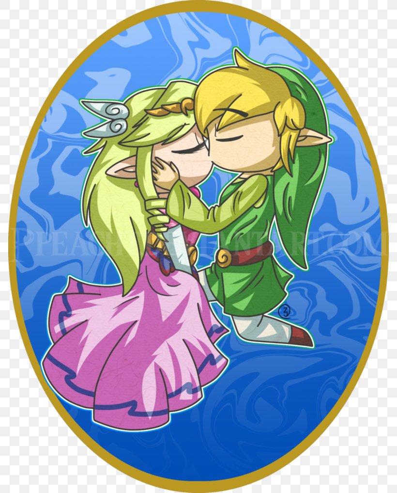 The Legend Of Zelda: The Wind Waker Link Hyrule Warriors Cartoon, PNG, 786x1017px, Watercolor, Cartoon, Flower, Frame, Heart Download Free