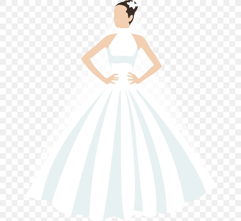Wedding Dress Bride White Party Dress Pattern, PNG, 650x751px, Watercolor, Cartoon, Flower, Frame, Heart Download Free