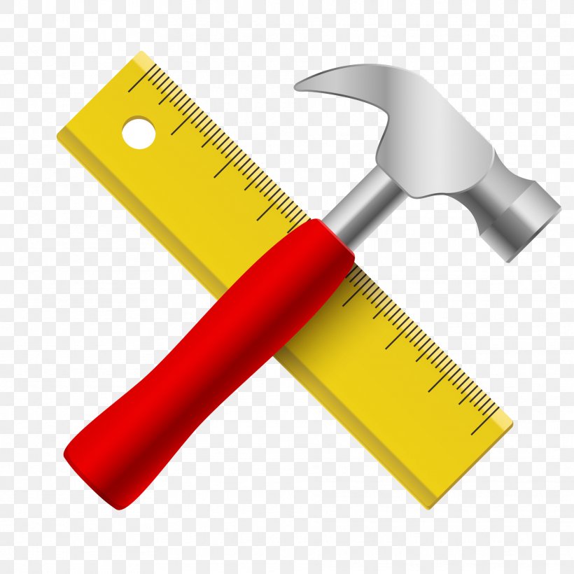 Hammer Ruler Icon, PNG, 1869x1869px, Hammer, Hammer Drill, Handle, Hardware, Royaltyfree Download Free