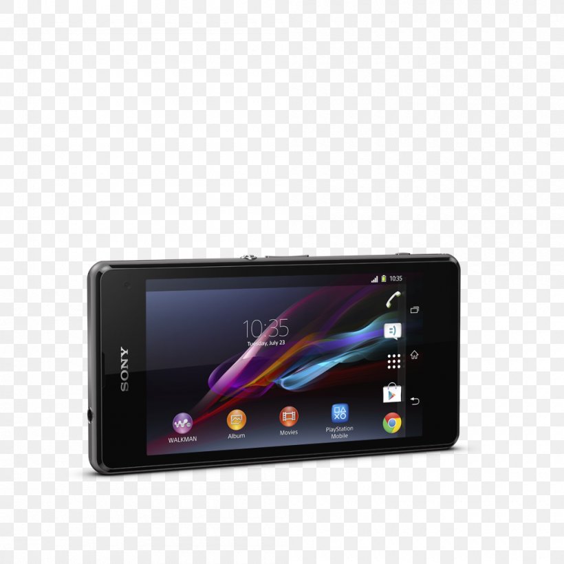Sony Xperia Z 索尼 LTE Smartphone Sony Mobile, PNG, 1000x1000px, Sony Xperia Z, Android, Communication Device, Electronic Device, Electronics Download Free