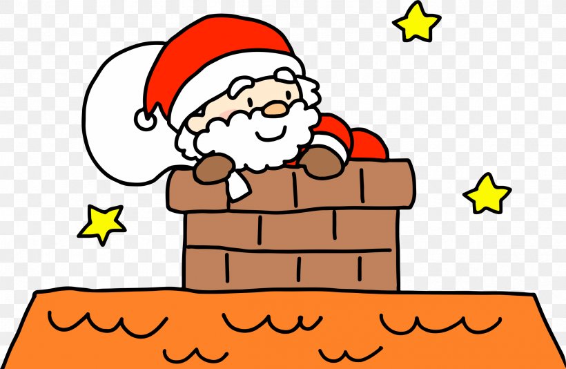 Santa Claus Reindeer Illustration Christmas Day Chimney, PNG, 2399x1563px, Santa Claus, Cartoon, Chimney, Christmas, Christmas Day Download Free