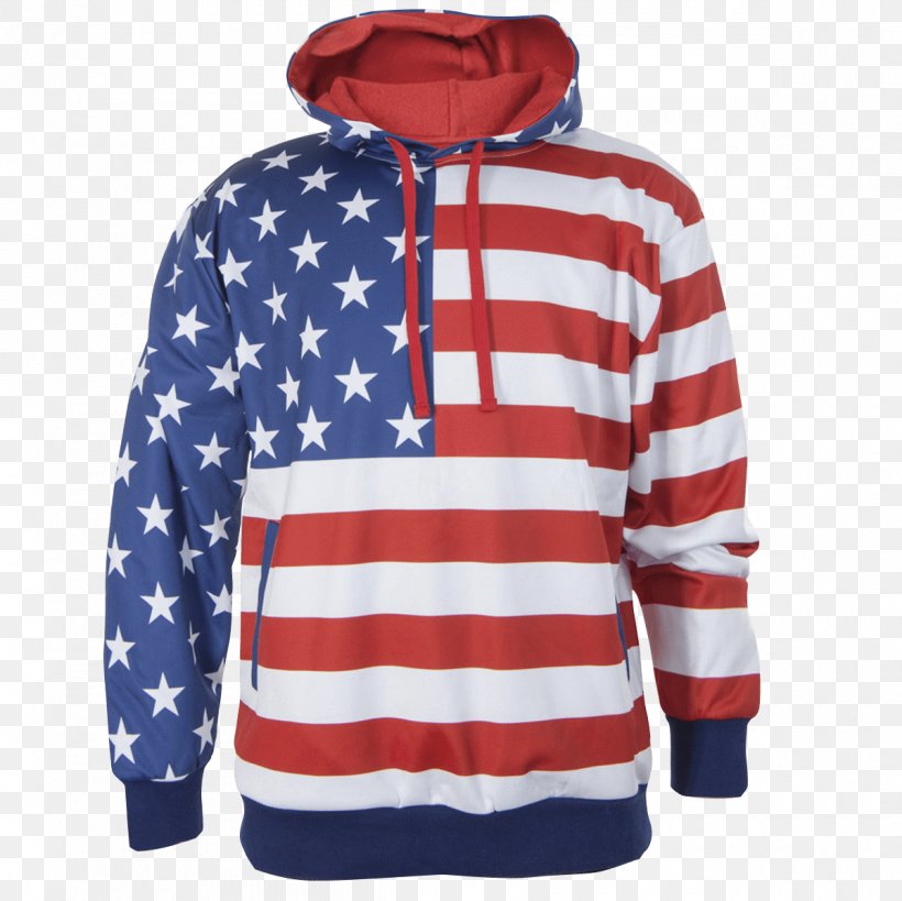 Hoodie Flag Of The United States Sweater Bluza, PNG, 1200x1199px, Hoodie, Blouse, Blue, Bluza, Clothing Download Free
