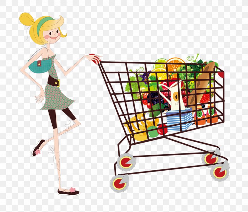 Shopping Cart Woman, PNG, 1456x1247px, Watercolor, Cartoon, Flower, Frame, Heart Download Free