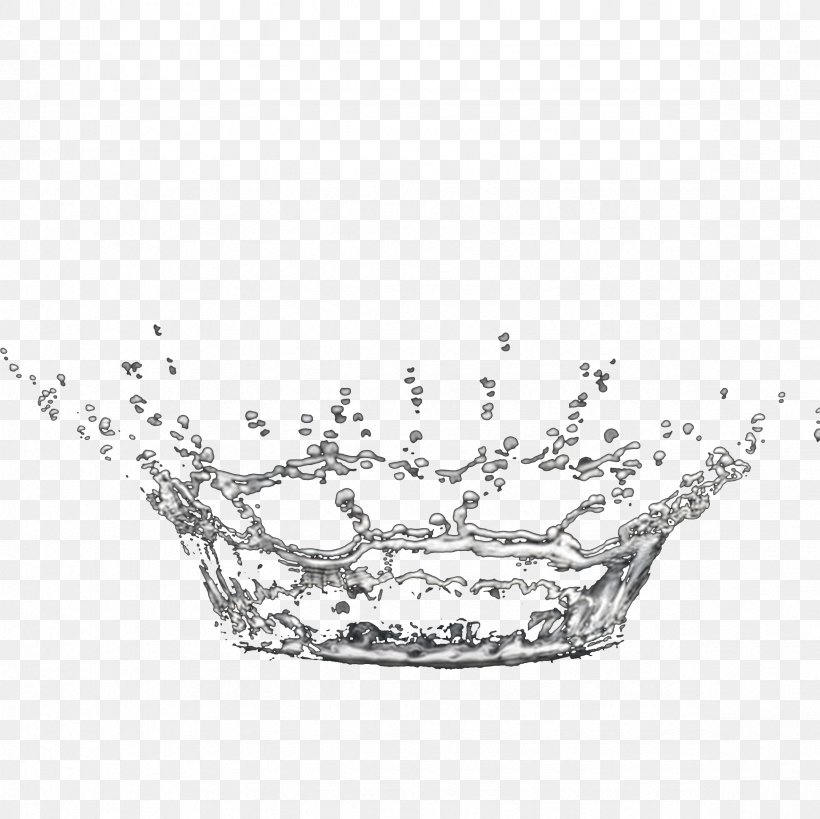 Water Gratis, PNG, 2362x2362px, Water, Argent, Black And White, Computer Graphics, Concepteur Download Free