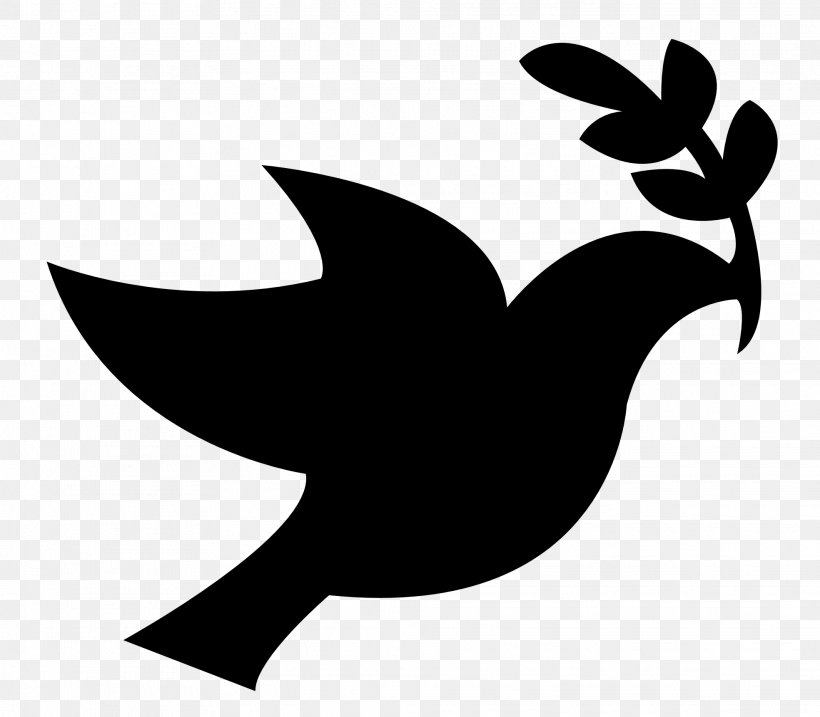 Columbidae Peace Doves As Symbols Clip Art, PNG, 1969x1724px, Columbidae, Artwork, Beak, Bird, Black And White Download Free