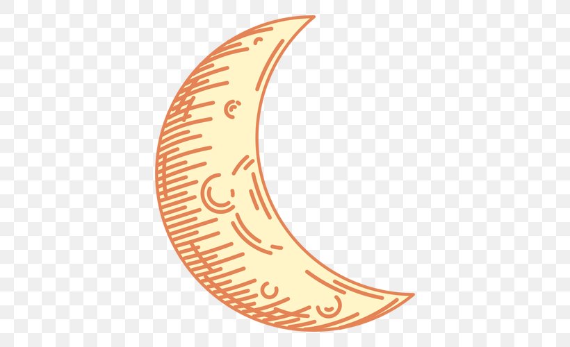 Crescent Moon Clip Art, PNG, 500x500px, Crescent, Area, Astronomical Object, Drawing, Line Art Download Free