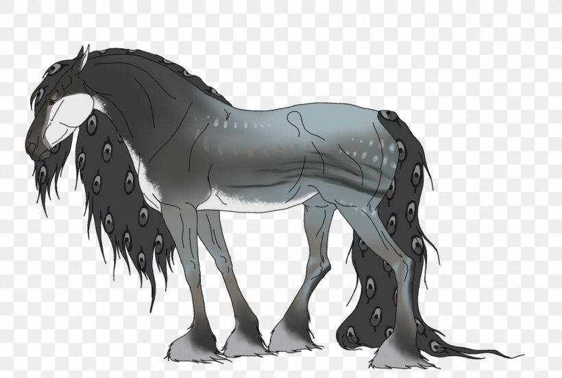 Mane Mustang Stallion Foal Pony, PNG, 1024x689px, Mane, Black And White, Colt, Fictional Character, Foal Download Free