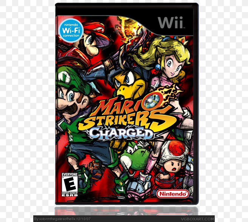 Xbox 360 Mario Strikers Charged Wii Mini PC Game, PNG, 600x733px, Xbox 360, Fictional Character, Mario Strikers, Mario Strikers Charged, Pc Game Download Free