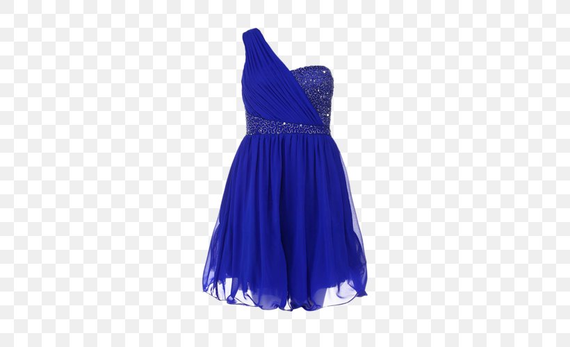 Cocktail Dress Cobalt Blue Shoulder, PNG, 346x500px, Cocktail Dress, Blue, Bridal Party Dress, Cobalt, Cobalt Blue Download Free