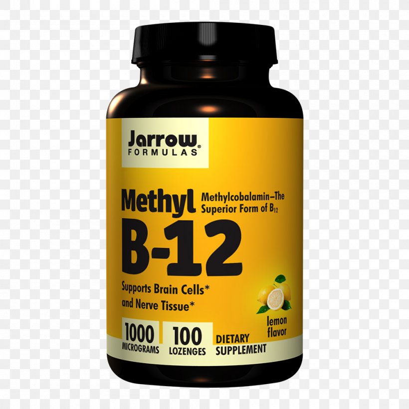 Dietary Supplement Vitamin B-12 Methylcobalamin Levomefolic Acid Cyanocobalamin, PNG, 1000x1000px, Dietary Supplement, Brand, Cyanocobalamin, Folate, Homocysteine Download Free