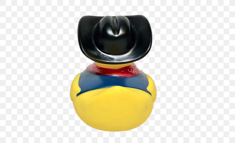 Rubber Duck Cowboy Hat Yellow, PNG, 500x500px, Duck, Cowboy, Cowboy Hat, Ducks In The Window, Gilets Download Free