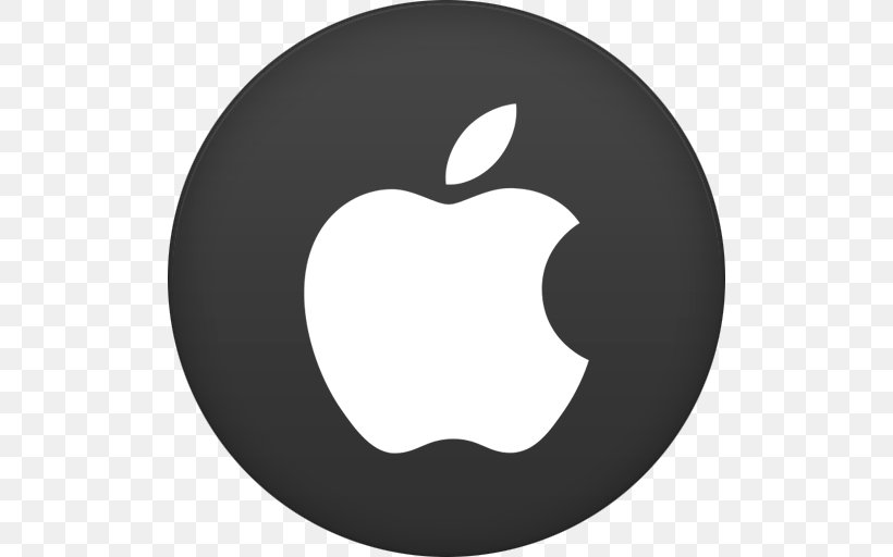 Symbol Black Logo Circle, PNG, 512x512px, Apple, Black, Black And White, Iphone, Logo Download Free