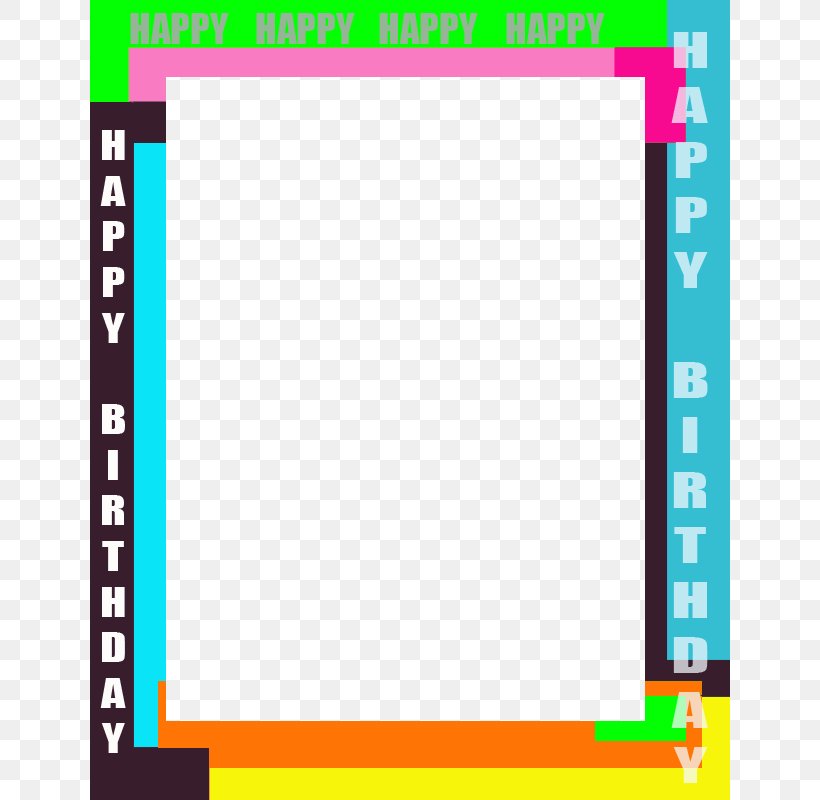Happy Birthday Picture Frames Magazine Clip Art, PNG, 640x800px, Happy Birthday, Android, Area, Birthday, Blue Download Free