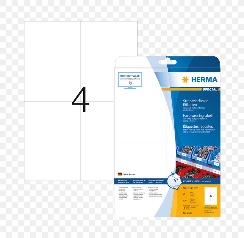 Label Standard Paper Size Herma Millimeter, PNG, 800x800px, Label, Adhesion, Adhesive, Beschriftungsfolie, Brand Download Free