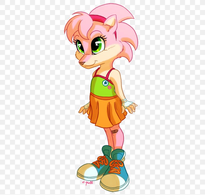 Amy Rose Sonic CD Hedgehog Clip Art, PNG, 347x782px, Watercolor, Cartoon, Flower, Frame, Heart Download Free