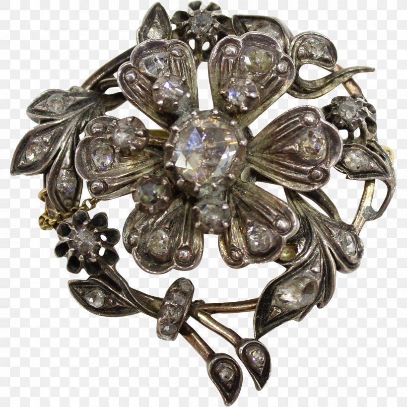 Brooch Jewellery Silver Diamond Antique, PNG, 1195x1195px, Brooch, Antique, Body Jewelry, Charms Pendants, Clothing Accessories Download Free