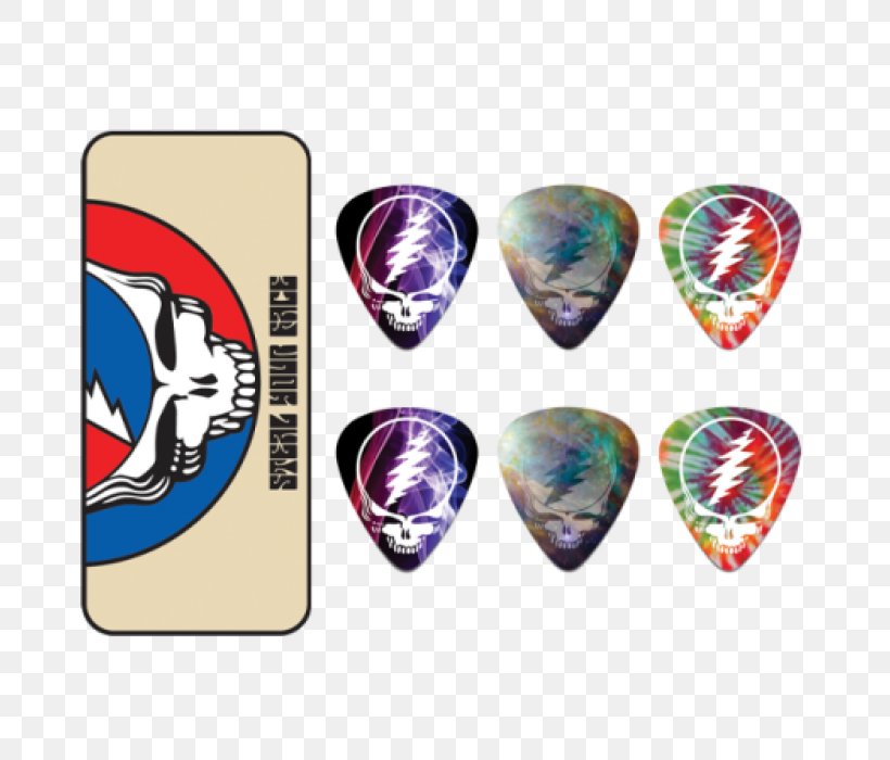 Grateful Dead Guitar Picks Steal Your Face Dunlop Manufacturing, PNG, 700x700px, Watercolor, Cartoon, Flower, Frame, Heart Download Free