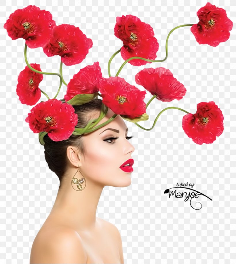 Hairstyle Remembrance Poppy Flower, PNG, 856x959px, Hair, Artificial Flower, Beauty, Brown Hair, Color Download Free