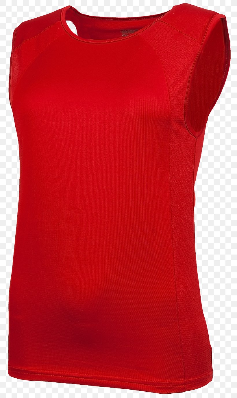 T-shirt Gilets Red Sleeveless Shirt, PNG, 800x1376px, Tshirt, Active Shirt, Active Tank, Black, Bra Download Free