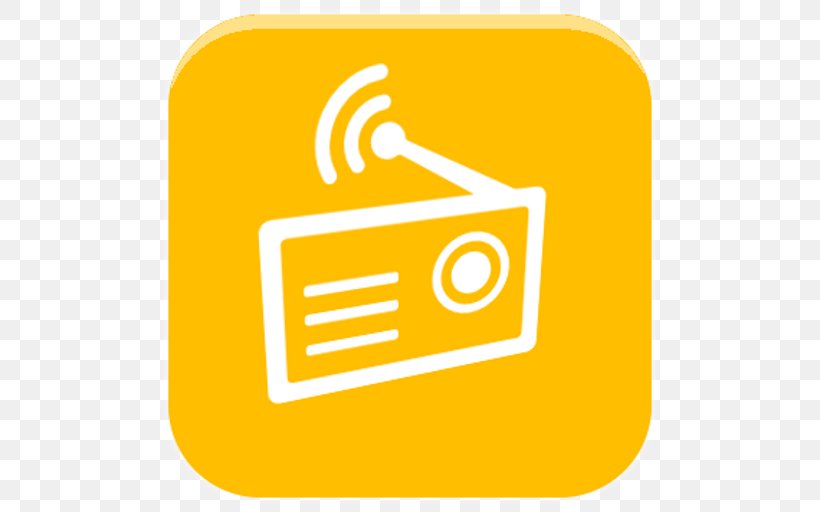 Android Application Package Radio Broadcasting FM Broadcasting Download, PNG, 512x512px, Radio, Advertising, Area, Brand, Communication Download Free