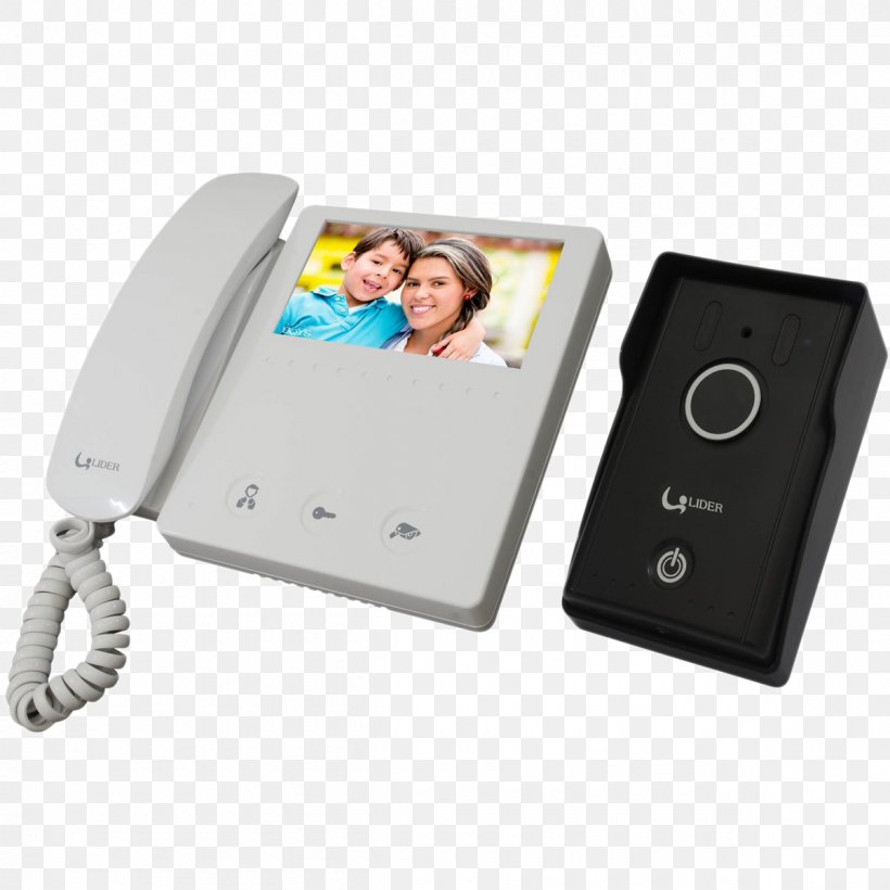 Doorman Door Phone Liquid-crystal Display Video Electronics, PNG, 1200x1200px, Doorman, Business, Camera, Communication Device, Computer Monitors Download Free
