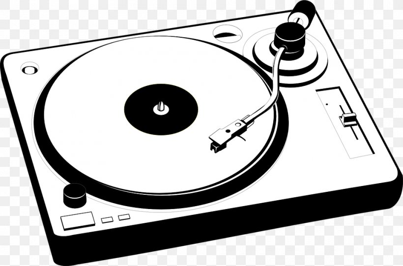 Phonograph Record Clip Art, PNG, 960x635px, Phonograph, Area, Black And White, Disc Jockey, Document Download Free