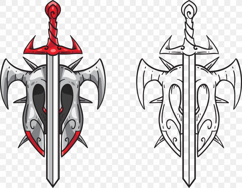 Sword Symmetry Clip Art, PNG, 1459x1136px, Sword, Cold Weapon, Fictional Character, Symbol, Symmetry Download Free
