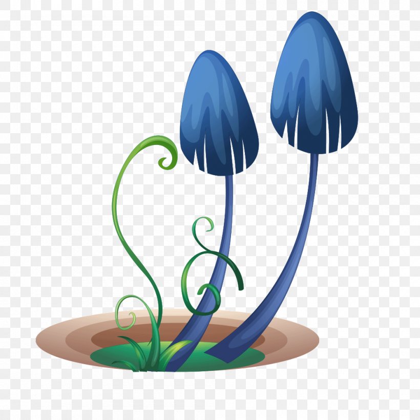 Edible Mushroom Fungus Image, PNG, 1000x1000px, Mushroom, Cartoon, Drawing, Edible Mushroom, Flower Download Free