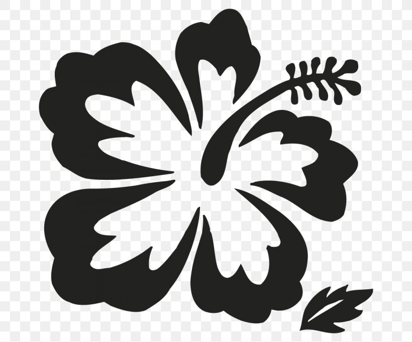 Hawaii Flower Drawing Clip Art, PNG, 700x681px, Hawaii, Art, Black And White, Branch, Butterfly Download Free