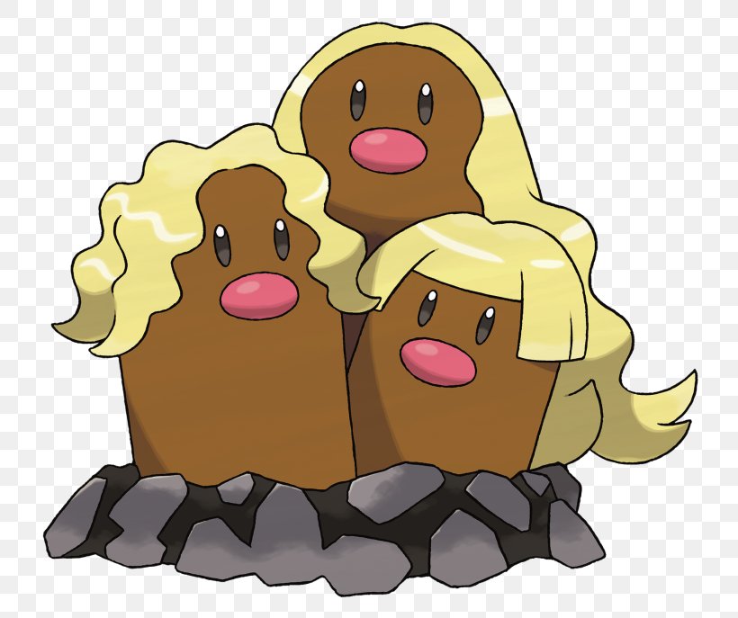 Pokémon Sun And Moon Pokémon Ultra Sun And Ultra Moon Dugtrio Alola, PNG, 768x687px, Dugtrio, Alola, Beak, Bird, Carnivoran Download Free