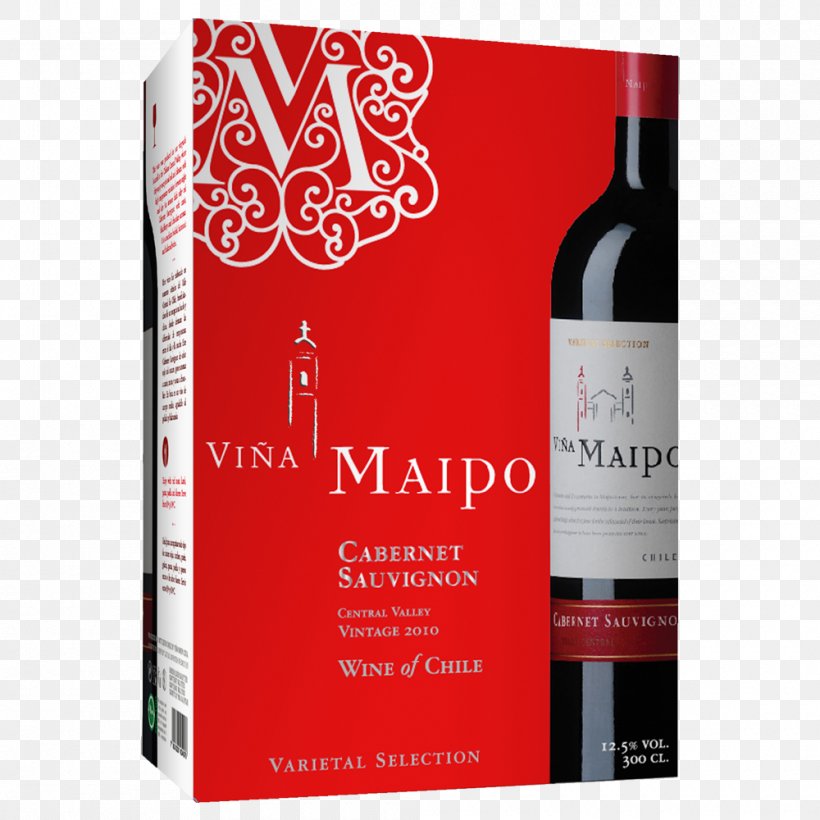 Red Wine Dessert Wine Concha Y Toro Viña Maipo Cabernet Sauvignon, Trocken 3-l-Bag In Box Vina Concha Y Toro, PNG, 1000x1000px, Red Wine, Baginbox, Bottle, Cabernet Sauvignon, Dessert Download Free