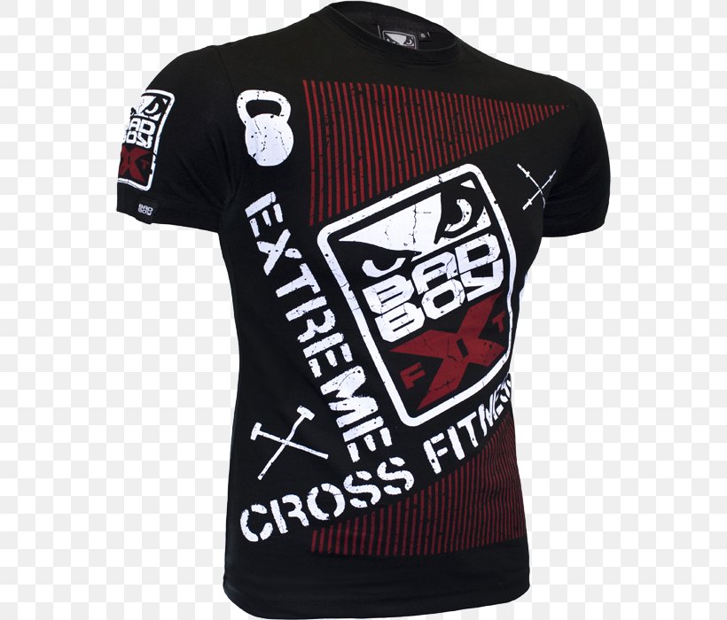T-shirt Sports Fan Jersey Sleeve Logo, PNG, 700x700px, Tshirt, Active Shirt, Bad Boy, Black, Boxing Download Free