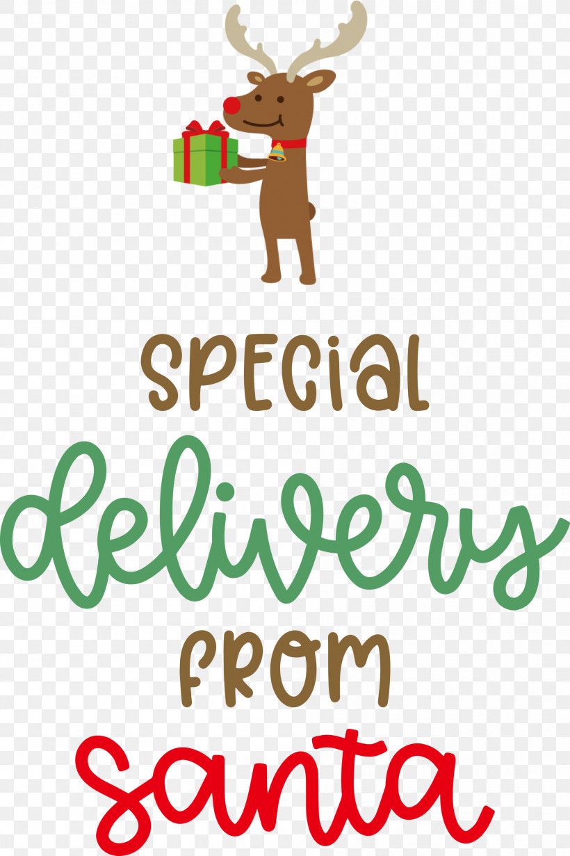 Special Delivery From Santa Santa Christmas, PNG, 1998x3000px, Special Delivery From Santa, Christmas, Christmas Day, Christmas Decoration, Deer Download Free