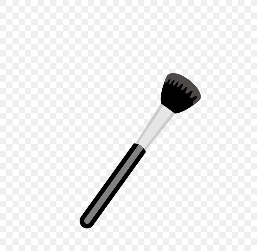 Makeup Brush Make-up Cartoon, PNG, 800x800px, Brush, Black And White, Cartoon, Cosmetics, Makeup Download Free