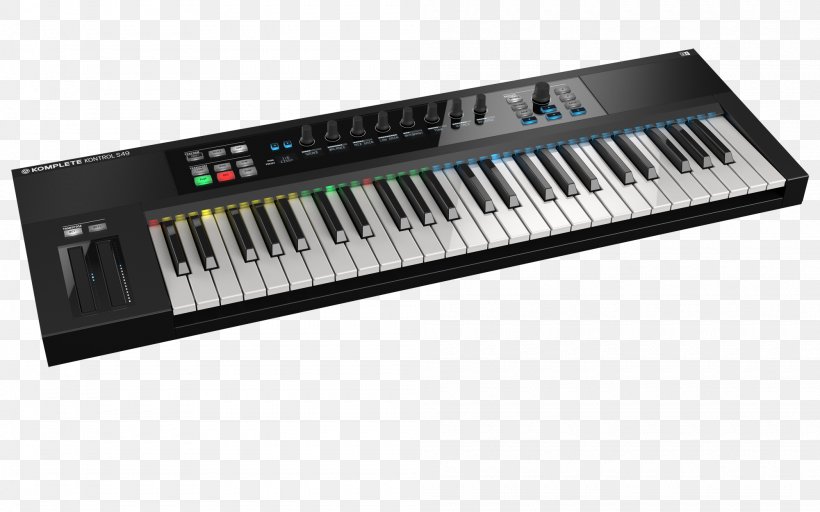 Native Instruments Komplete Kontrol S49 Musical Instruments MIDI Controllers MIDI Keyboard, PNG, 2000x1250px, Native Instruments, Analog Synthesizer, Digital Piano, Electric Piano, Electronic Instrument Download Free