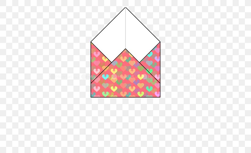 Origami Triangle Envelope Animated Film Pattern, PNG, 500x500px, Origami, Animated Film, Area, Envelope, Intouchables Download Free