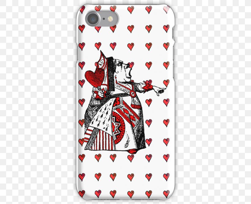 Queen Of Hearts Alice's Adventures In Wonderland T-shirt Mobile Phones, PNG, 500x667px, Queen Of Hearts, Character, Clock, Fiction, Fictional Character Download Free