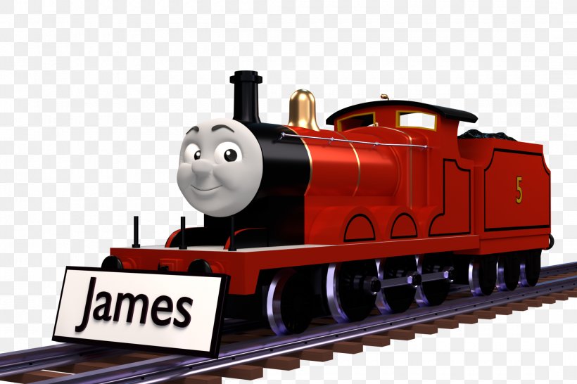 Thomas Train Enterprising Engines James The Red Engine Locomotive, PNG, 2160x1440px, Thomas, Art, Digital Art, James The Red Engine, Locomotive Download Free