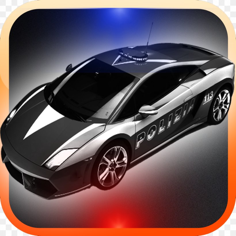 Lamborghini Gallardo Police Car Chase Smash Street Car Drive Simulator 3D Android, PNG, 1024x1024px, Lamborghini Gallardo, Android, Army Trucker Transporter 3d, Automotive Design, Automotive Exterior Download Free