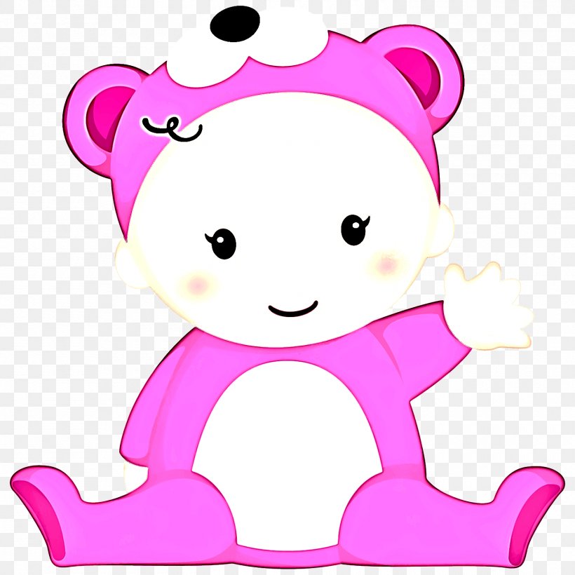 Pink Clip Art Cartoon Sticker Animal Figure, PNG, 1500x1500px, Pink, Animal Figure, Cartoon, Sticker Download Free
