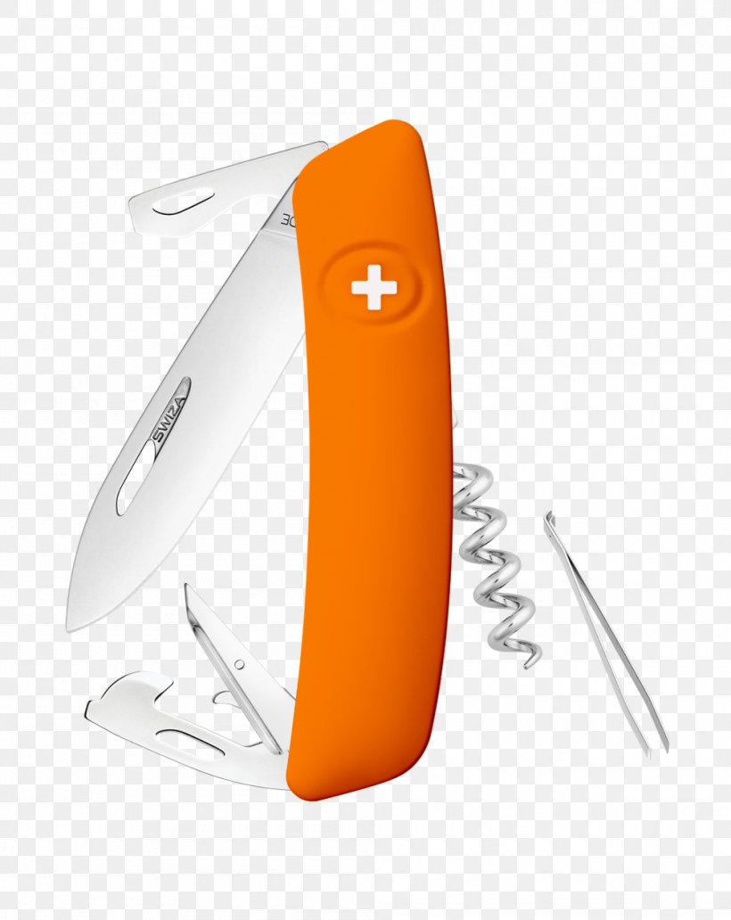 Swiss Army Knife Pocketknife Swiza SA Switzerland, PNG, 1000x1259px, Knife, Blade, Handle, Orange, Pocketknife Download Free